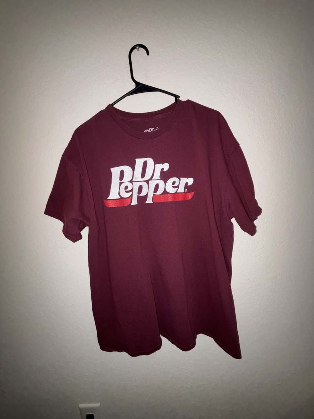 Dr Pepper Men's Logo Graphic T-Shirt Maroon